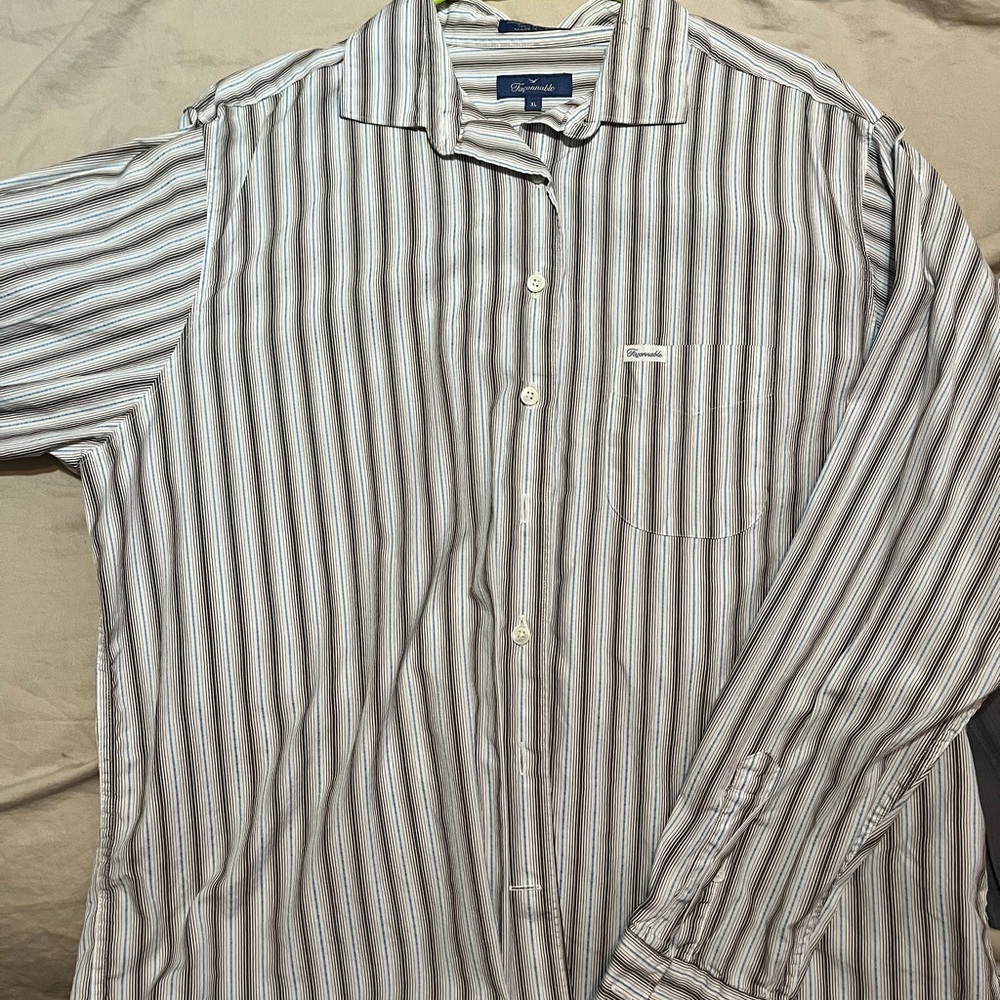 Men’s Faconnable button up dress shirt